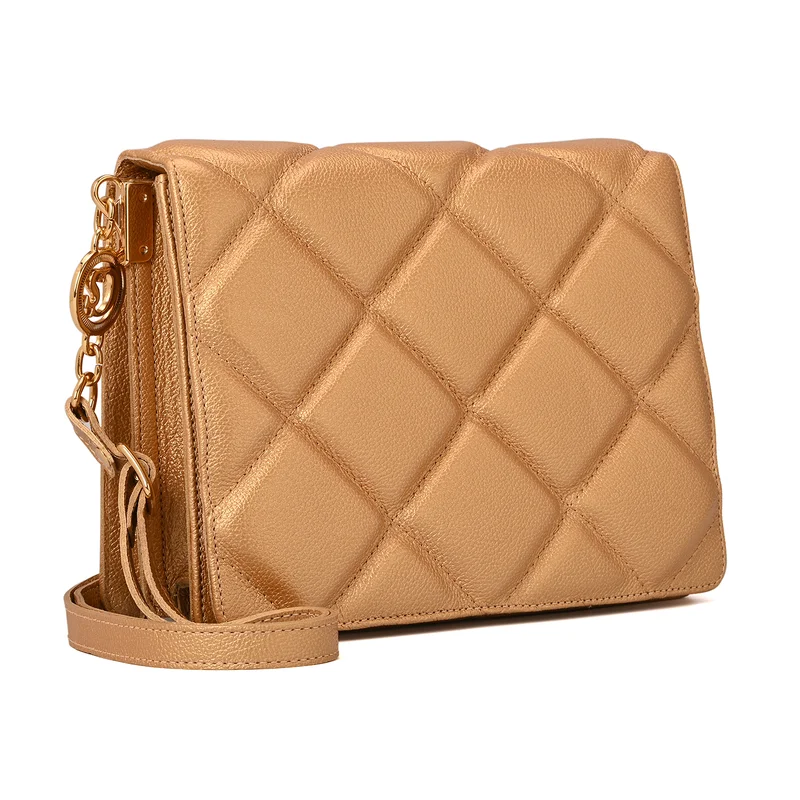 Carmen Steffens Quilted Bag Minimal Golden